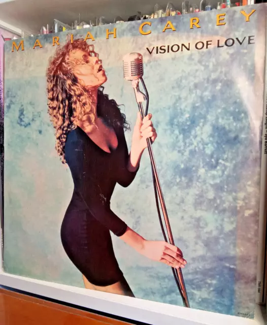 MARIAH CAREY - VISION OF LOVE 12 INCH SINGLE 1st UK Press 1990 EX/VG+