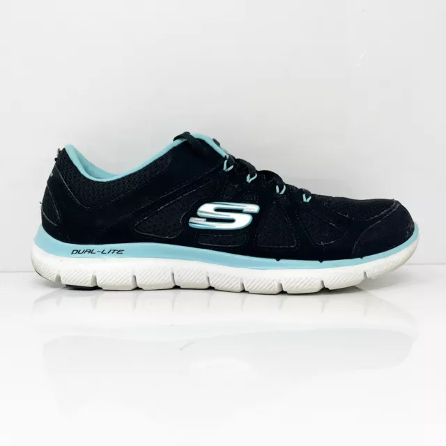 Skechers Womens Flex Appeal 2.0 12761 Black Casual Shoes Sneakers Size 9.5