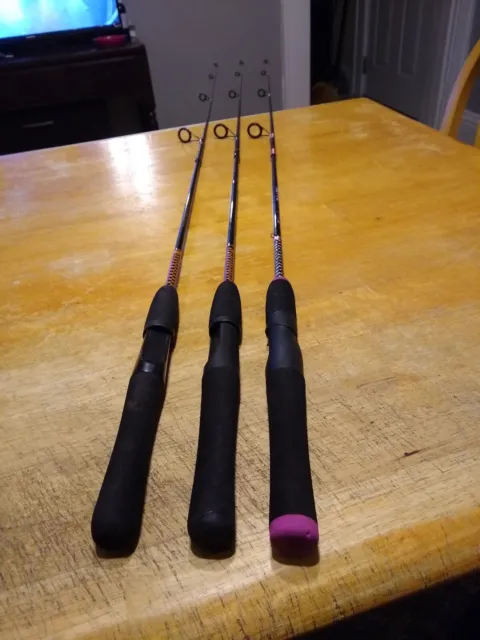 3 SHAKESPEARE UGLY Stik 5' 2pc Light Act Spinning Fishing Rods.2 Regular/1  Lady $34.99 - PicClick
