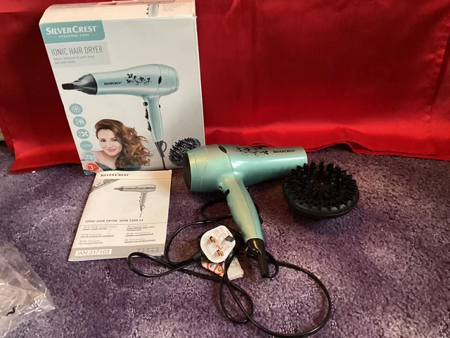 SILVERCREST IONIC HAIR Dryer Power consumption 2200W 15.99 PicClick UK