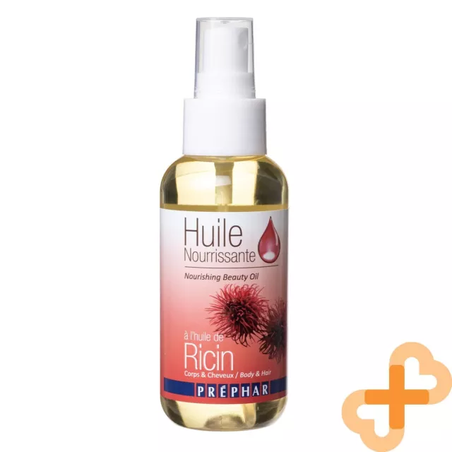 Préphar Beauty Oil Nourrissant Ricin Huile pour Corps Et Cheveux 100ml Hydratant