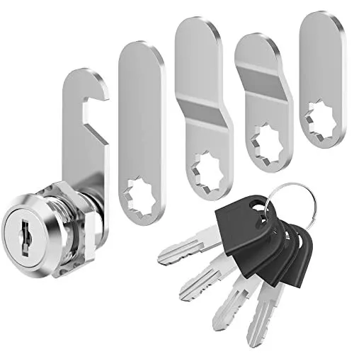 VOCIBO® Serrure de boîte aux lettres 4 clés livrée avec 5 plaques de serrure ...