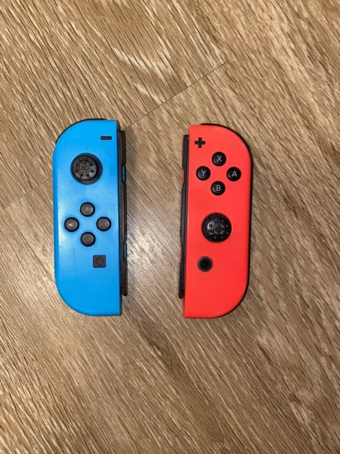 Nintendo Joy-Con Controller - Neon Blue/Neon Red (HACAJAEAA) Used