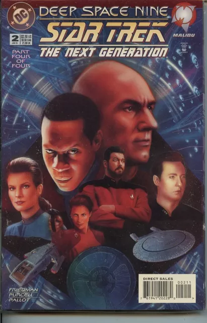 Star Trek the Next Generation Deep Space Nine 1994 series # 2 very fine comic