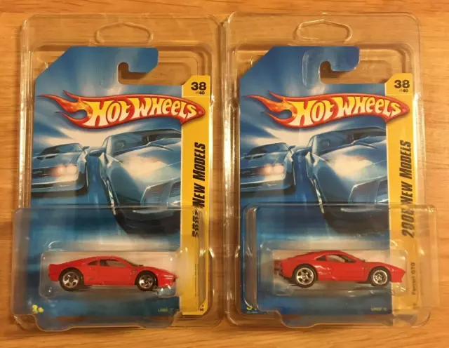Hot Wheels '08 New Models Ferrari GTO Lot w CUSTOM Garage Super Real Riders RED