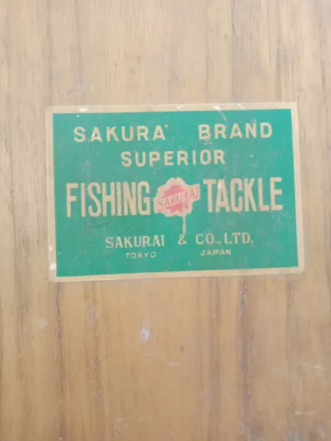VINTAGE SAKURA 4 PIECE BAMBOO FISHING KIT plastic still on cork Made in  Japan $99.95 - PicClick