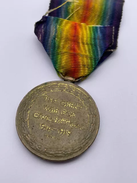 Original World War One Victory Medal, Pte Caddick, South Staffordshire Regiment 2