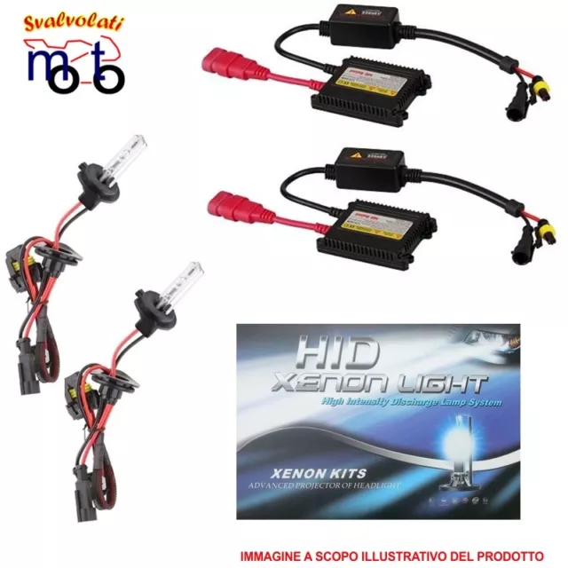 Kit Xenon H7 6000K 6000 Kelvin Digitali Fari Xeno Hid Ultra Slim Lancia