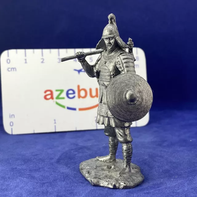 Mongol Warrior with Battle-Ax 13th Century 1/32 Scale Unpainted Tin Figure 2