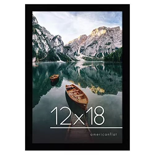 Americanflat 12x18 Black Picture Frame - Engineered  Assorted Sizes , Colors