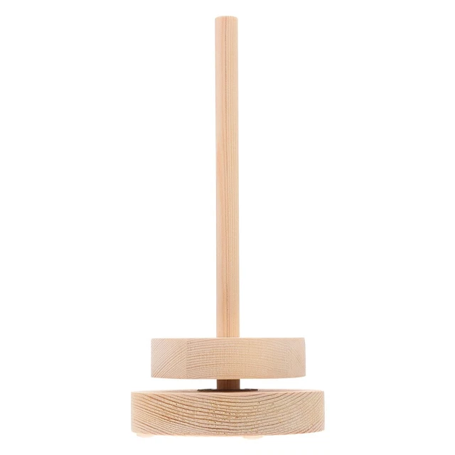 SEWING THREAD ORGANIZER Wood Holder Rotating Yarn Stand Portable $26.93 ...