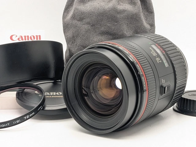 【動作品 】 Canon EF 28-80mm Ⅳ / 75-300mm USM CANON EF 28-80MM & 75-300mm Lens Set, Standard & Telephoto