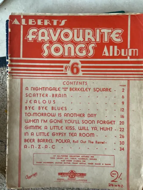 Alberts Favourite Songs Album No.6
