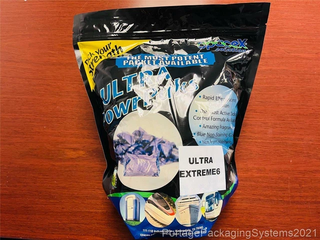 CPACEX Solutions Drop In Toilet Deodorizer Ultra Extreme 6 Ultra Lite Blue