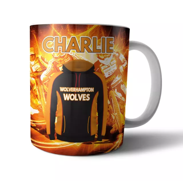 Speedway Personalised Mug / Cup - Wolverhampton Wolves Themed Gift - Any NAME