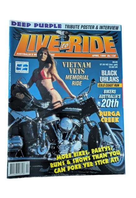 Live To Ride Magazine-Issue 128 (1999) Biker Magazine.