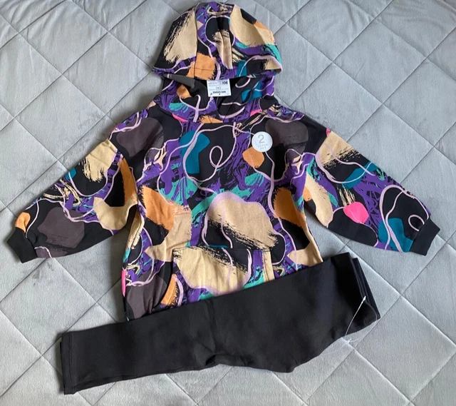 NEXT Girls 4-5 Years Hoodie And Rib Leggings Set Outfit BNWT