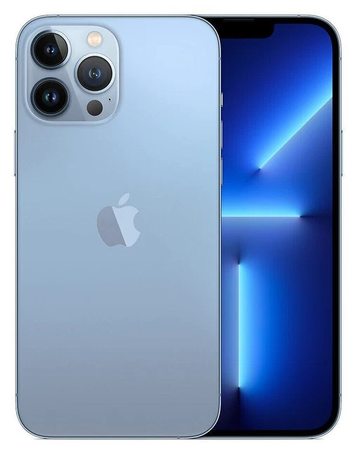 APPLE IPHONE 13 Pro Max 128GB Sierra Blue (Unlocked) EXCELLENT