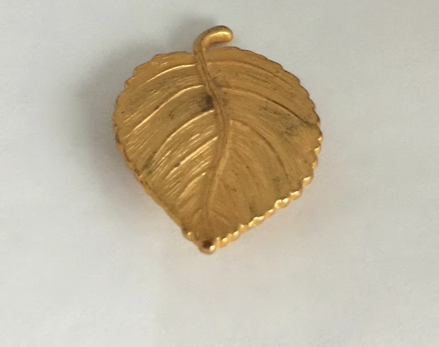 Broche Soleil En Métal Doré Mat Signée Soleiado - Années 1980/1990 - Occasion