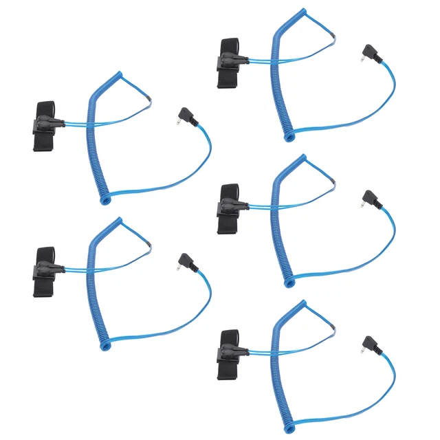Anti Static Wrist Strap 5Pcs Reusable Anti-Static Wrist Straps Equipped