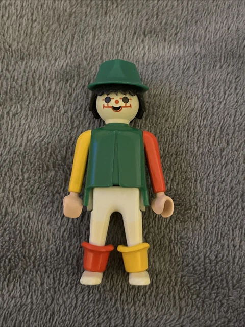PLAYMOBIL : personnage homme clown vintage