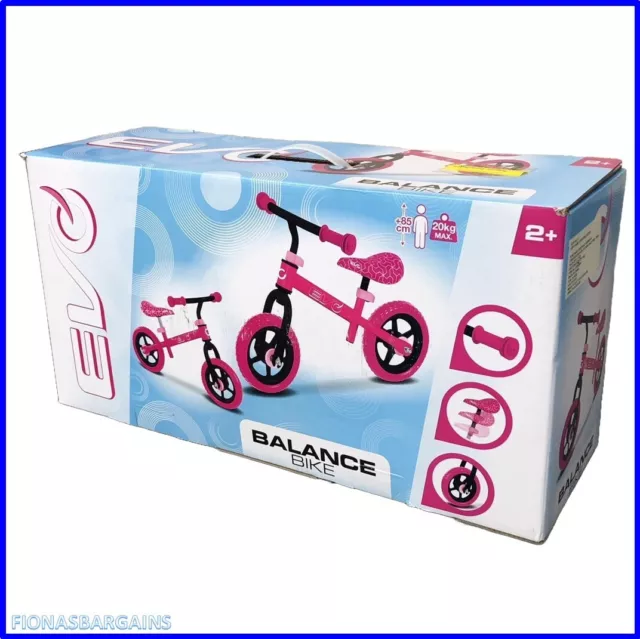 Evo balance bike pink on sale
