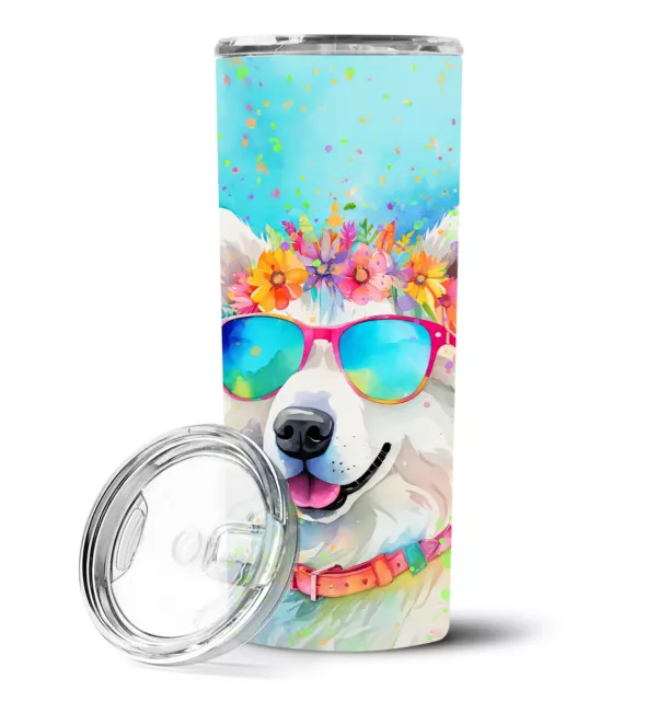 Samoyed Hippie Dawg Stainless Steel 20 oz Skinny Tumbler DAC2548TBL20
