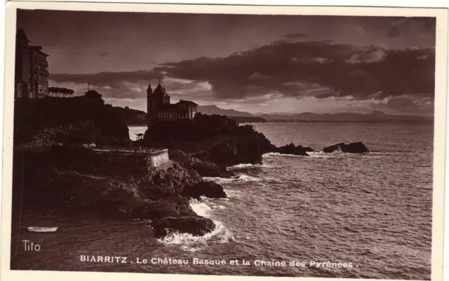 BIARRITZ - The Basque Castle and the Pyrenees Chain (H9841)