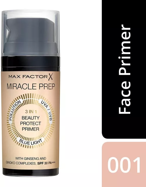 Max Factor Miracle Prep 3 In 1 Beauty Protect Primer 30ml