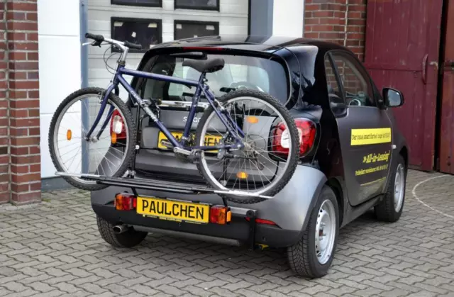 HECKTRÄGER smart fortwo Cabrio 453 PAULCHEN Fahrradträger FAHRRADHECKTRÄGER