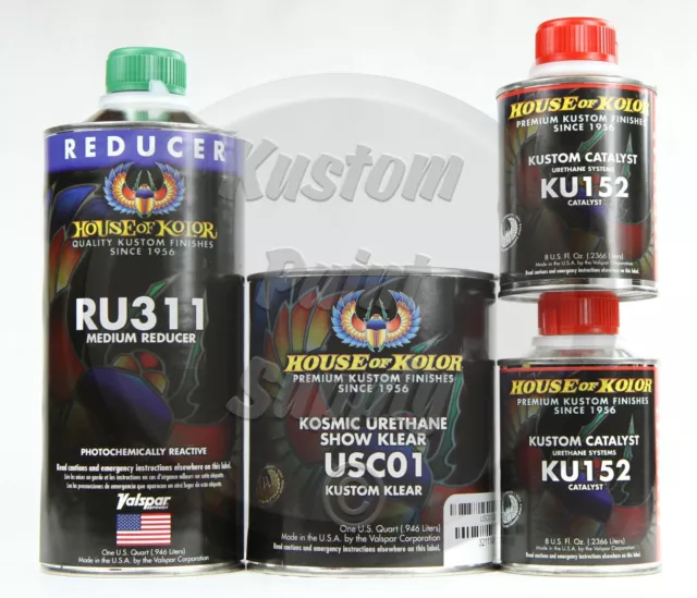 Clearcoat Quart Kit USC01 House of Kolor Activator and Reducer