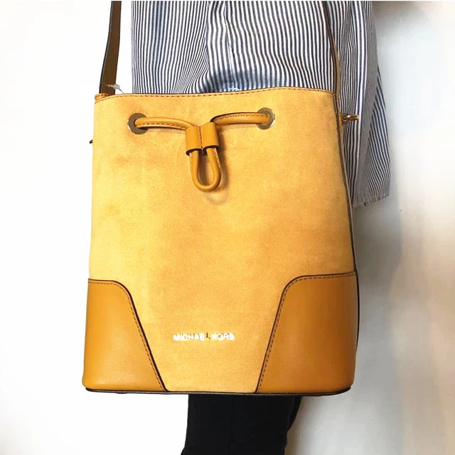 Cary small grommeted hotsell suede bucket bag