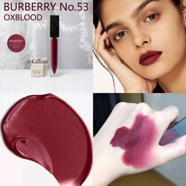 BURBERRY Liquid Lip Velvet Bold & Matte Whipped Lip Cream OXBLOOD No.53 NIB