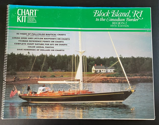 Chart Kit BBA Block Island RI to Canadian Border Cruising Sailing Map Navigation