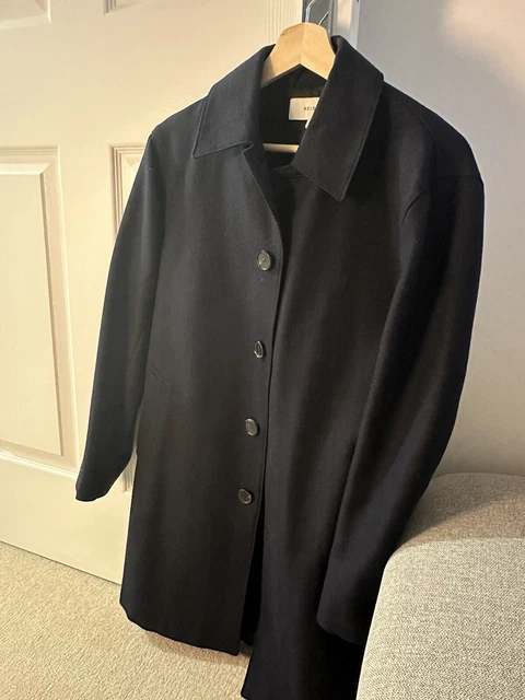 Reiss luna on sale coat navy
