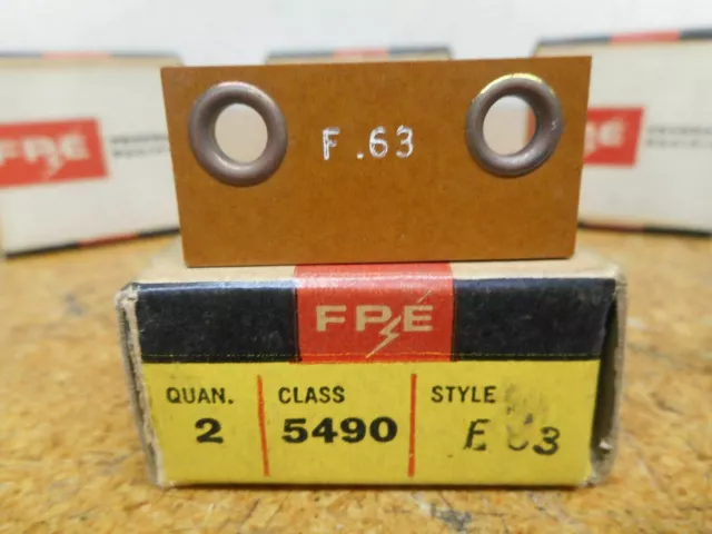 Federal Pacific FPE 5490 Style F.63 Overload Heater Elements New (Lot of 8) 2