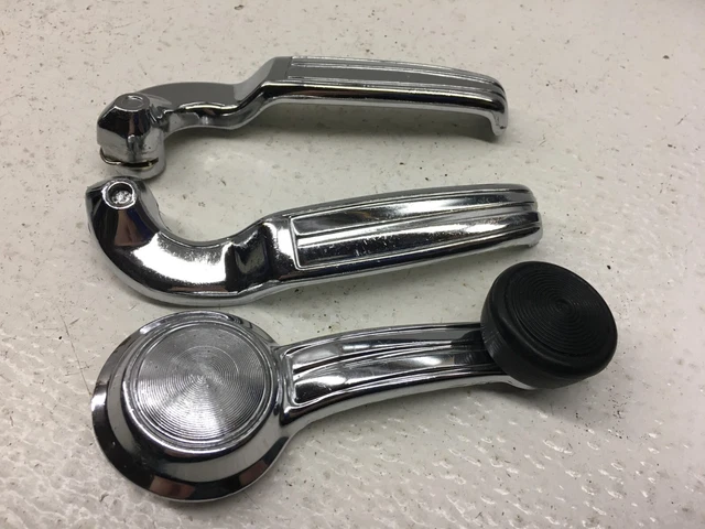 Original 1968-72 Chevelle GTO 442 GS Interior Door Handles + Window Crank