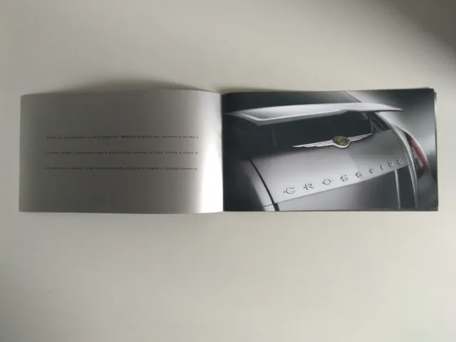 Depliant brochure Chrysler Crossfire coupé - 04/2004 2