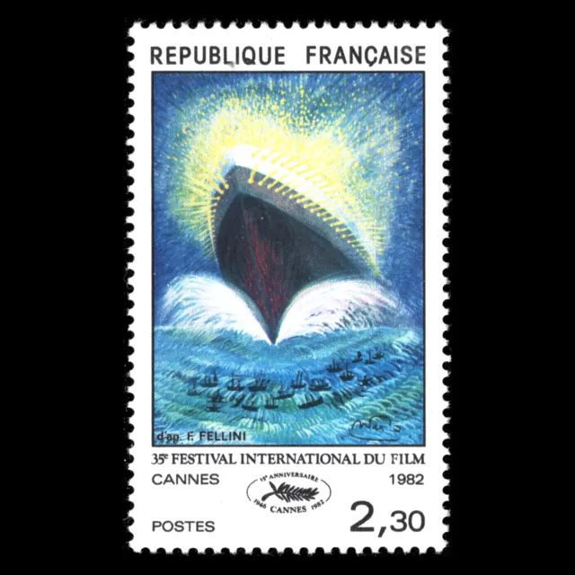 France 1982 - International Film Festival, Cannes Ships - Sc 1834 MNH