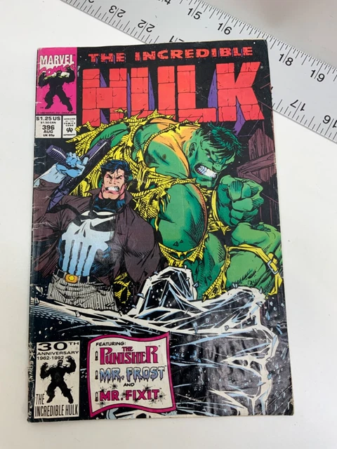 Marvel Comics The Incredible Hulk No 396 August 1992