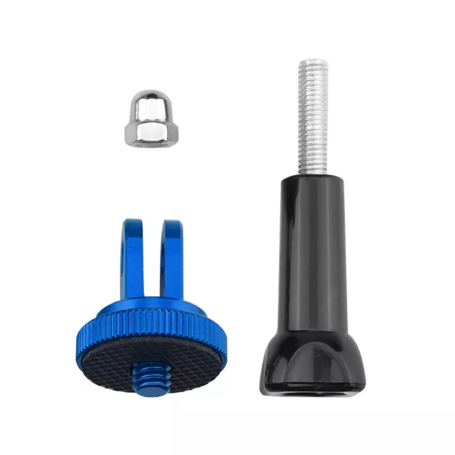 Action Camera Mount 1/4 Tripod Screw Adapter for Insta360 ONE X2/X (Blue)