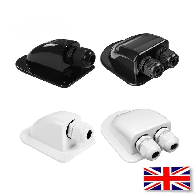 CARAVAN SOLAR CAR Junction Box Camper Roof Wire Cable Entry Gland Box