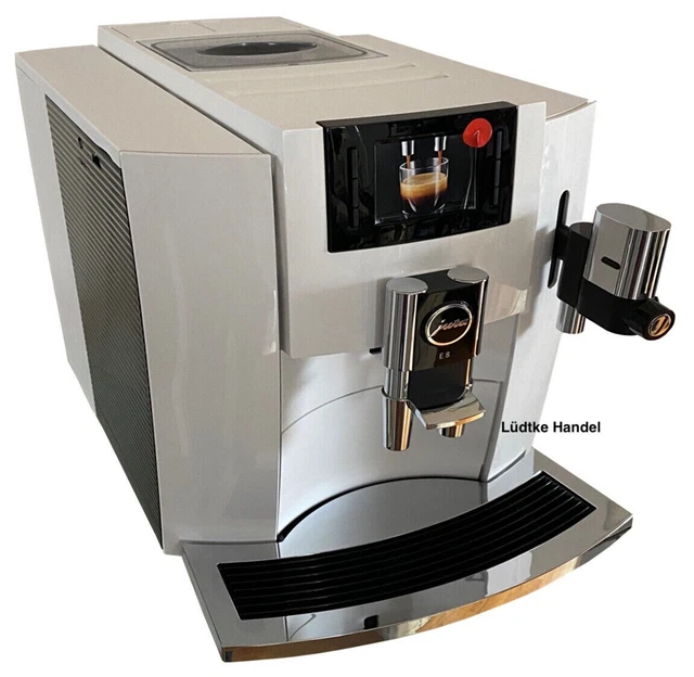 JURA E8 (EB) Piano White macchina da caffè completamente automatica