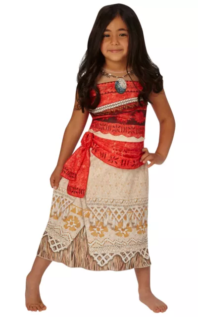 Official Disney Moana Childs Classic Costume Ages 3 - 8 Years