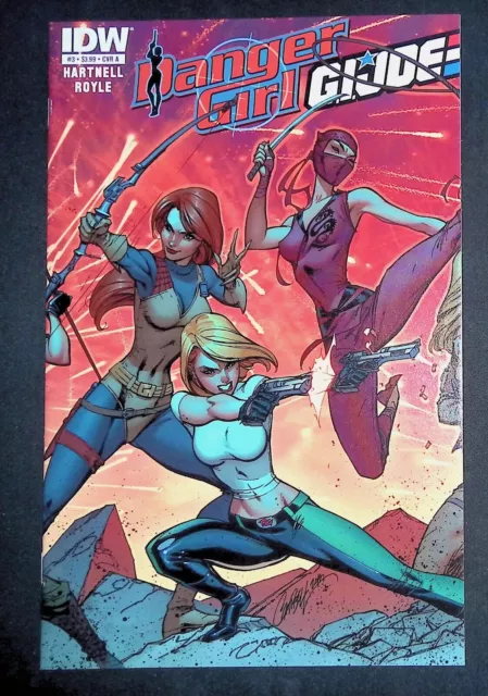 Danger Girl G.I. Joe #4 IDW Comics J. Scott Campbell Cover NM-