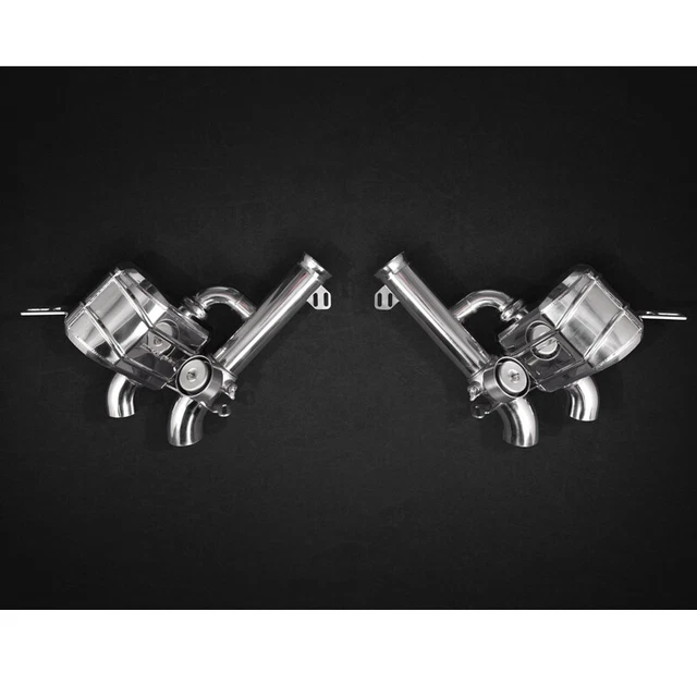 Capristo Ferrari GTC4 Lusso T (V8) Valved Sport Mufflers (No Remote)
