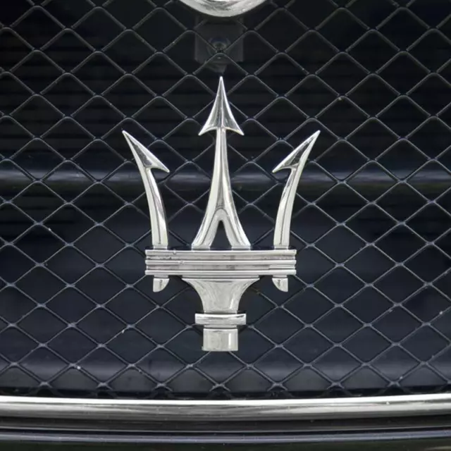 Maserati Emblème Grille Avant Trident Argente 670005377 pour Quattroporte Neuf