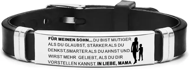 Personalisiertes Armband Mit Gravur Für Meine Tochter Sohn Damen Herren, Mutter