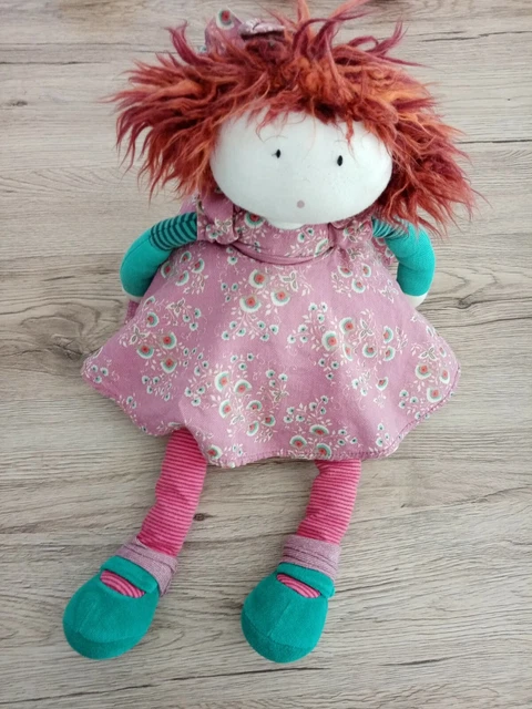 Peluche doudou poupée chiffon Fanette 45 cm Moulin Roty