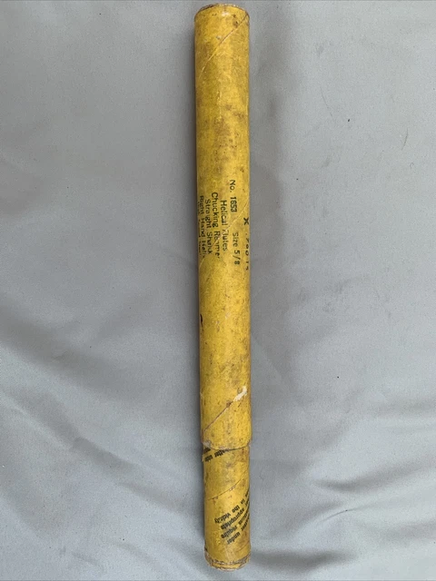 GW Morse Cutting Tools No.1653 Size 5/8 Straight Flute Hand Reamer HSS